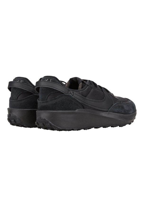 Nike - Męskie Skórzane Buty Sportowe Debut. Kolor: czarny. Materiał: skóra