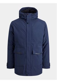 Jack & Jones - Jack&Jones Parka Tiko 12211896 Granatowy Regular Fit. Kolor: niebieski. Materiał: syntetyk #7