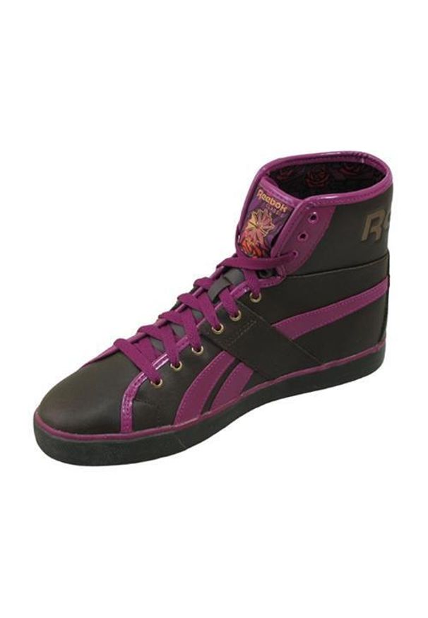 Buty do chodzenia dla dzieci Reebok TD2010 LG. Wysokość cholewki: za kostkę. Zapięcie: sznurówki. Kolor: brązowy, fioletowy, wielokolorowy. Materiał: materiał, syntetyk. Szerokość cholewki: normalna. Sport: turystyka piesza