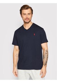 Polo Ralph Lauren T-Shirt 710708261 Granatowy Classic Fit. Typ kołnierza: polo. Kolor: niebieski. Materiał: bawełna