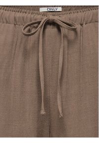 only - ONLY Spodnie materiałowe Siesta 15322263 Brązowy Regular Fit. Kolor: brązowy. Materiał: wiskoza #2