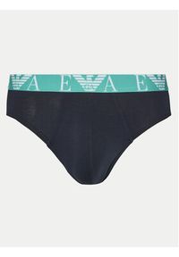 Emporio Armani Underwear Komplet 3 par slipów EM000258 AF10778 MB139 Granatowy. Kolor: niebieski. Materiał: bawełna #8