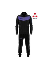 Givova Visa Sportset Triacetato 4S: Oddychający i zrównoważony. Kolor: czarny, wielokolorowy, fioletowy. Materiał: dresówka. Sport: fitness, piłka nożna