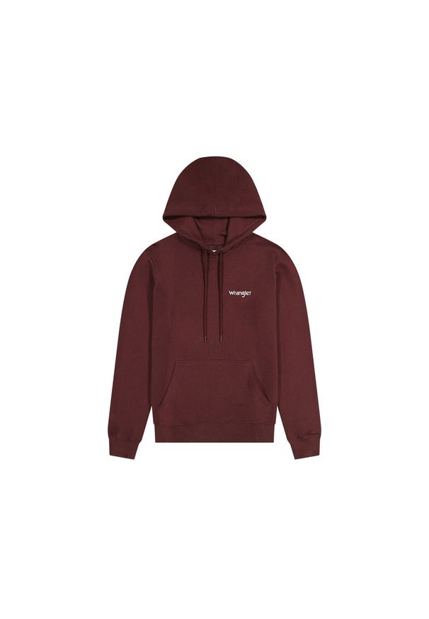 Wrangler - WRANGLER DAMSKA BLUZA REGULAR HOODIE DAHLIA 112356460 W6S4018506