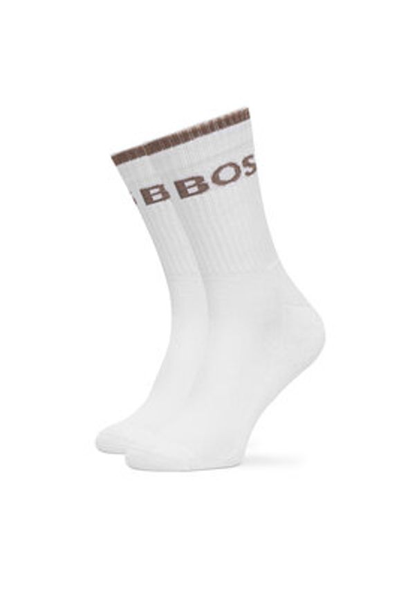 BOSS Skarpety długie 50510168 Biały. Kolor: biały. Materiał: bawełna