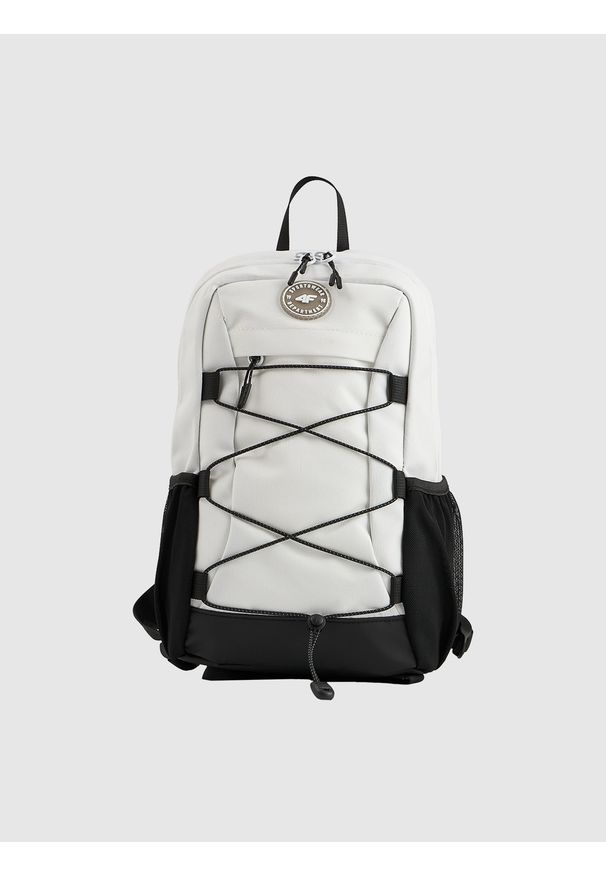 4f - 4F Plecak dziecięcy (ok. 8 L) - biały Uniwersalny. Kolor: biały. Materiał: guma, materiał. Styl: casual