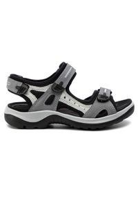 ecco - ECCO Sandały Offroad 06956302244 Szary. Kolor: szary. Materiał: skóra, nubuk