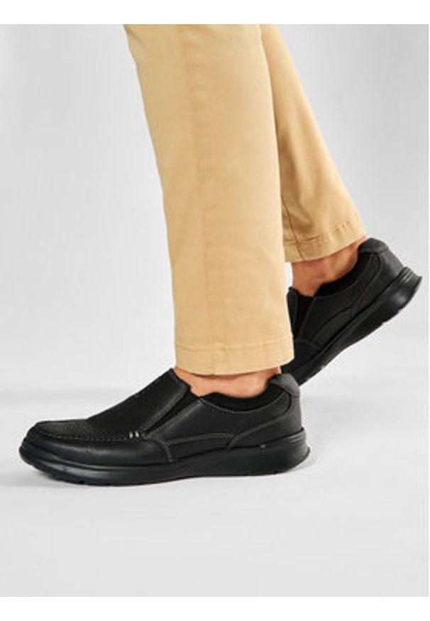 Clarks Półbuty Cotrell Free 261315937 Czarny. Kolor: czarny. Materiał: skóra