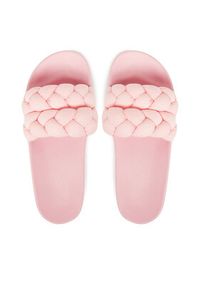 Tommy Jeans Klapki Tjw Braided Slide EN0EN02764 Różowy. Kolor: różowy. Materiał: materiał