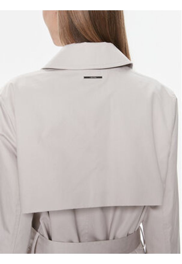 Calvin Klein Trencz Essential K20K206320 Szary Regular Fit. Kolor: szary. Materiał: bawełna