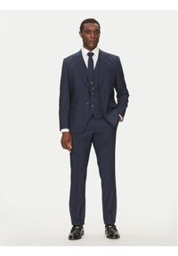 BOSS Garnitur Jeckson 50540768 Granatowy Regular Fit. Kolor: niebieski. Materiał: wełna #1