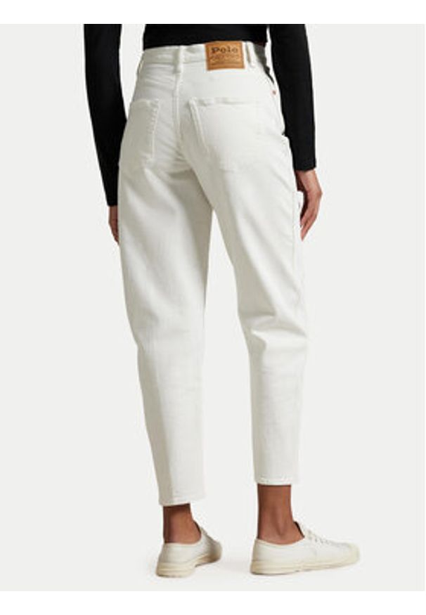 Polo Ralph Lauren Jeansy 211969399001 Biały Tapered Fit. Kolor: biały