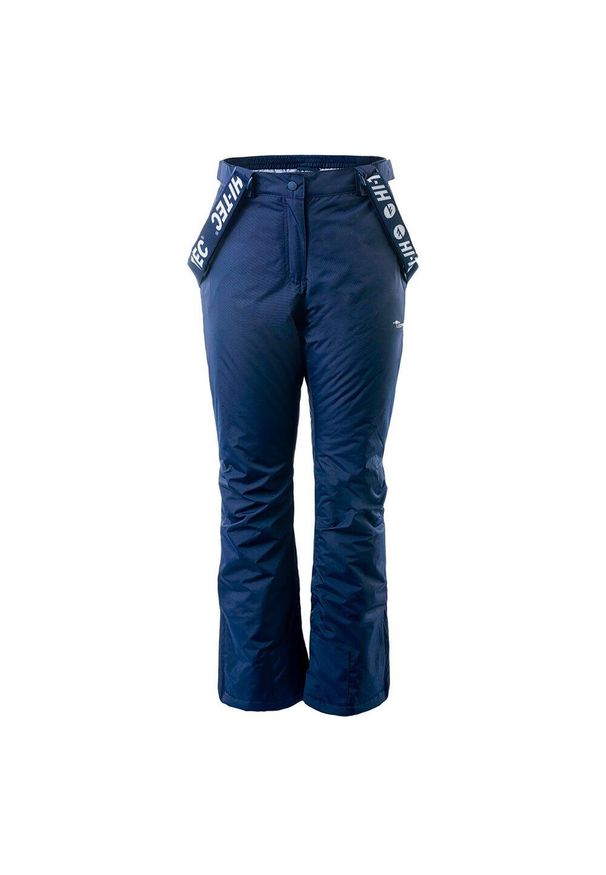 Hi-tec - Damskie Spodnie Narciarskie Darin. Kolor: niebieski, szary, wielokolorowy. Sezon: zima. Sport: narciarstwo