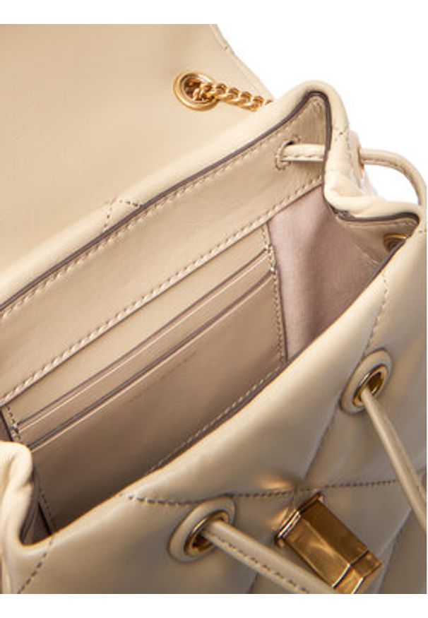 Tory Burch Plecak Kira Diamond Quilt Small Bacpack 170485 Écru. Materiał: skóra