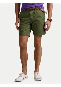 Polo Ralph Lauren Szorty materiałowe 710799213001 Zielony Regular Fit. Kolor: zielony. Materiał: bawełna #1