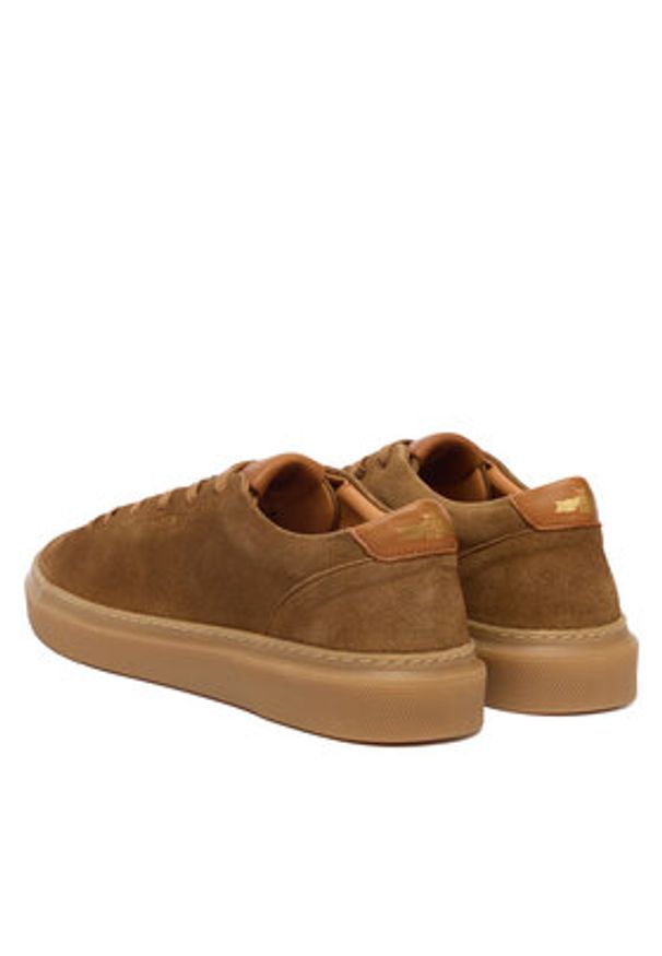 Replay - REPLAY Sneakersy GMZ7N .000.C0002L Brązowy. Kolor: brązowy. Materiał: zamsz, skóra