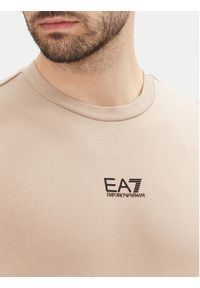 EA7 Emporio Armani Bluza 8NPM30 PJVRZ U6155 Beżowy Regular Fit. Kolor: beżowy. Materiał: bawełna #5