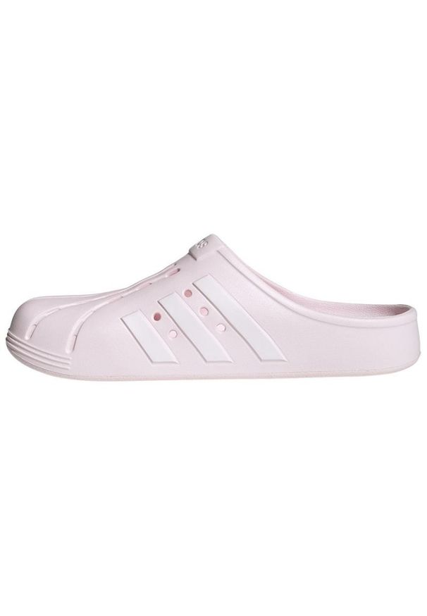 Adidas - Klapki adidas Adilette Clog GZ5888 różowe. Okazja: na co dzień. Kolor: różowy. Materiał: materiał, syntetyk. Styl: casual, klasyczny, sportowy