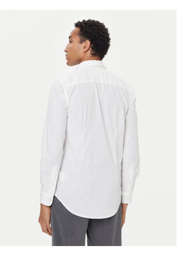 TOMMY HILFIGER - Tommy Hilfiger Koszula MW0MW40460 Biały Slim Fit. Kolor: biały. Materiał: bawełna