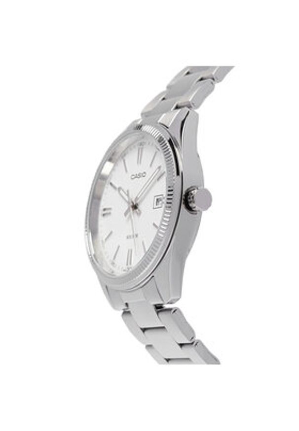 Casio Zegarek MTP-1302PD-7A1VEF Srebrny. Kolor: srebrny