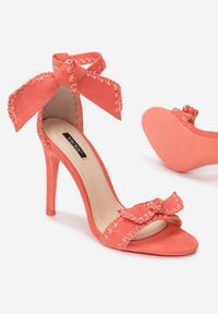 Renee - Koralowe Sandały Serendipity. Kolor: pomarańczowy #2