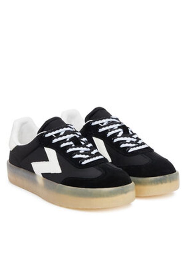 Aldo Sneakersy Retrostep 14002058 Czarny. Kolor: czarny. Materiał: skóra, zamsz