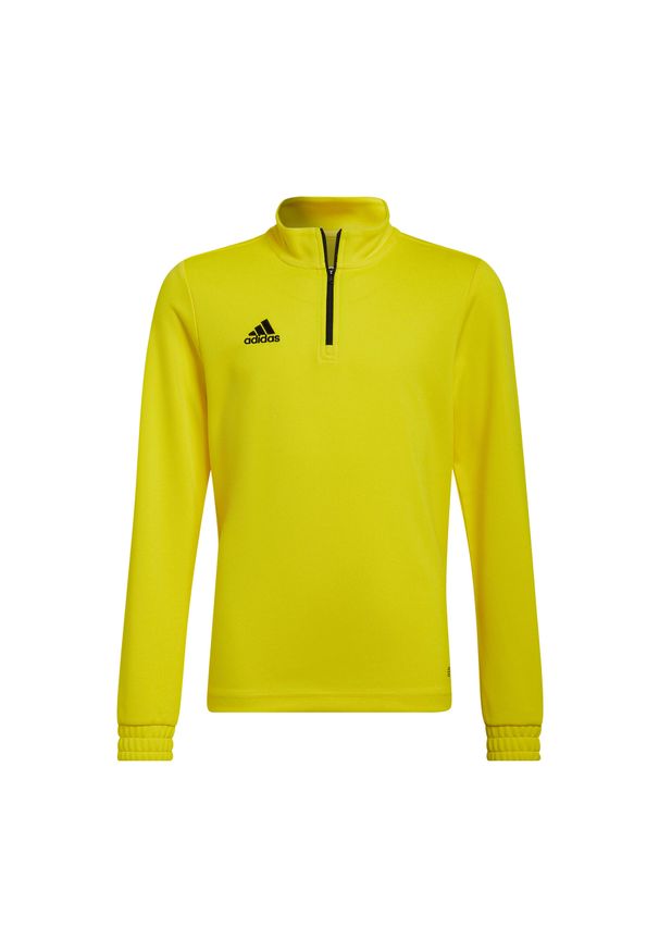 Adidas - Bluza piłkarska dla dzieci adidas Entrada 22 Training Top. Kolor: żółty. Materiał: materiał. Sport: piłka nożna