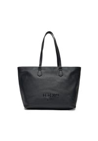 JOOP! Jeans Torebka Lettera 1.0 Ketty 4130000866 Czarny. Kolor: czarny. Materiał: skórzane