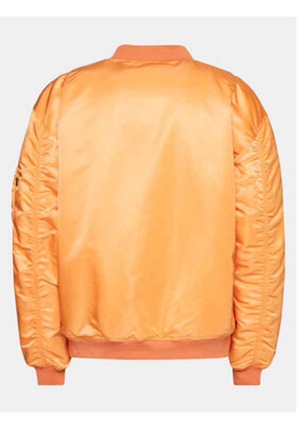 Alpha Industries Kurtka bomber MA-1 CS 136136 Pomarańczowy Relaxed Fit. Kolor: pomarańczowy. Materiał: syntetyk