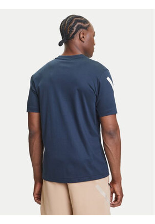 Adidas - adidas T-Shirt Z.N.E. JW4735 Granatowy Regular Fit. Kolor: niebieski. Materiał: bawełna