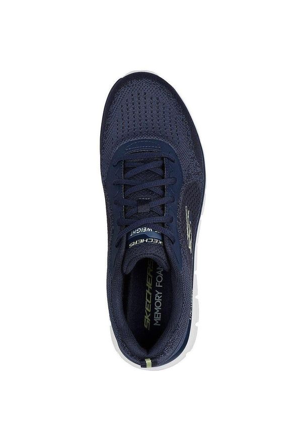 skechers - Adidasy Skechers Track - Glendor, Mężczyźni. Kolor: niebieski. Materiał: materiał