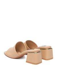Nine West Klapki CEO-6223-9 Beżowy. Kolor: beżowy. Materiał: materiał #5