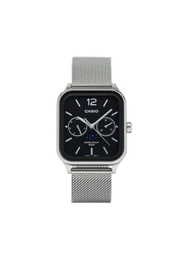 Casio Zegarek Classic MTP-M305M-8AVER Srebrny. Kolor: srebrny