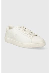 Guess sneakersy NOLA K kolor biały FM7NOK FAB12. Nosek buta: okrągły. Kolor: biały. Materiał: guma #3