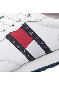 Tommy Jeans Sneakersy Leather Runner EM0EM00898 Biały. Kolor: biały. Materiał: skóra #3