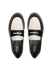 Clarks Mokasyny Straven Edge 26181270 Czarny. Kolor: czarny. Materiał: skóra #7