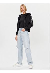 Calvin Klein Jeans Bluza J20J221328 Czarny Oversize. Kolor: czarny. Materiał: syntetyk #3
