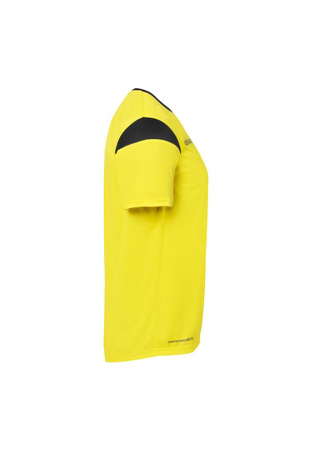UHLSPORT - Koszulka Uhlsport Squad 27. Kolor: czarny, żółty, wielokolorowy. Materiał: jersey. Wzór: kolorowy, napisy. Sport: piłka nożna