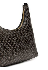 Calvin Klein Torebka Emblem Aop Conv Shoulder Bag LV04F3298G Czarny. Kolor: czarny. Materiał: skórzane