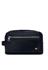 TOMMY HILFIGER - Tommy Hilfiger Kosmetyczka Enamel Flag Travel Washbag AM0AM14111 Granatowy. Kolor: niebieski. Materiał: materiał #1