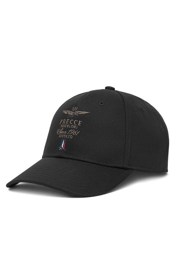 Czapka z daszkiem Aeronautica Militare. Kolor: czarny
