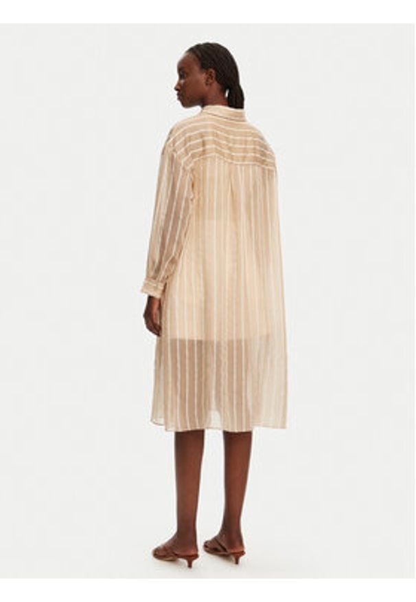 LOLA CASADEMUNT Koszula LS2515045 Beżowy Relaxed Fit. Kolor: beżowy. Materiał: lyocell