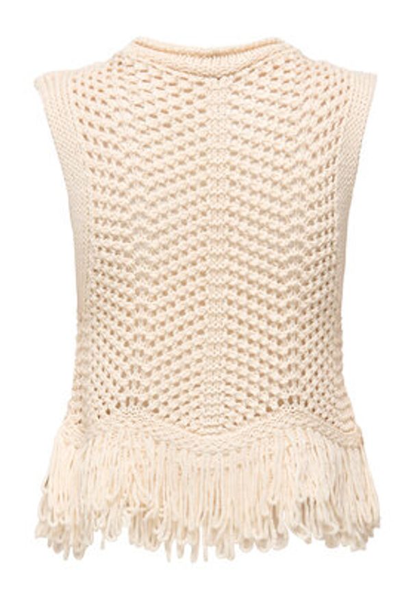 only - ONLY Top Kimmie 15365146 Beżowy Regular Fit. Kolor: beżowy. Materiał: syntetyk