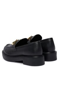 Love Moschino - LOVE MOSCHINO Loafersy JA10094G0NIA0000 Czarny. Kolor: czarny. Materiał: skóra #4