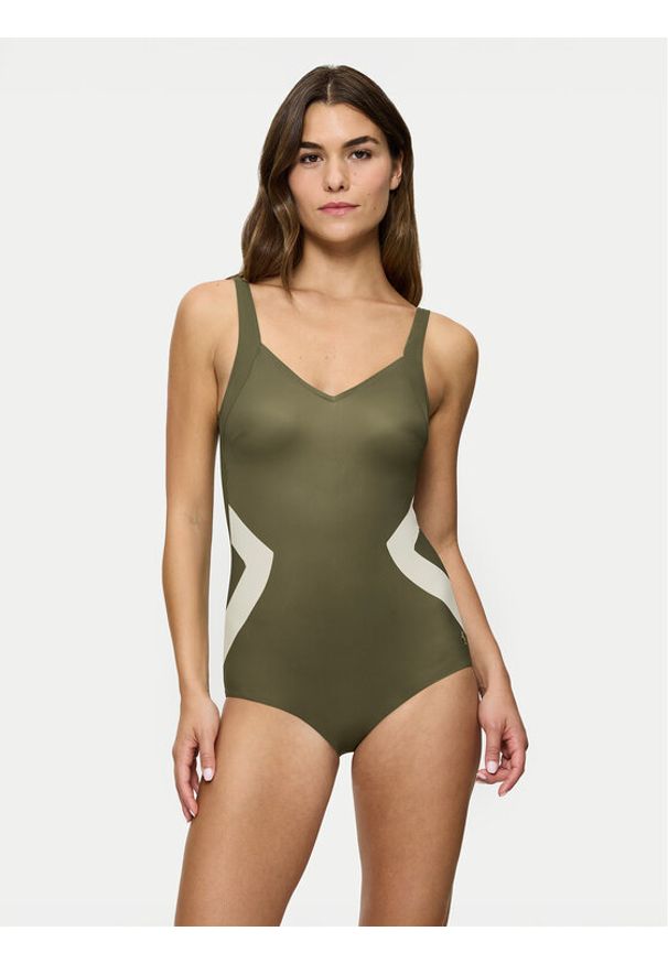 Triumph Strój kąpielowy Summer Allure 10214522 Zielony. Kolor: zielony. Materiał: syntetyk