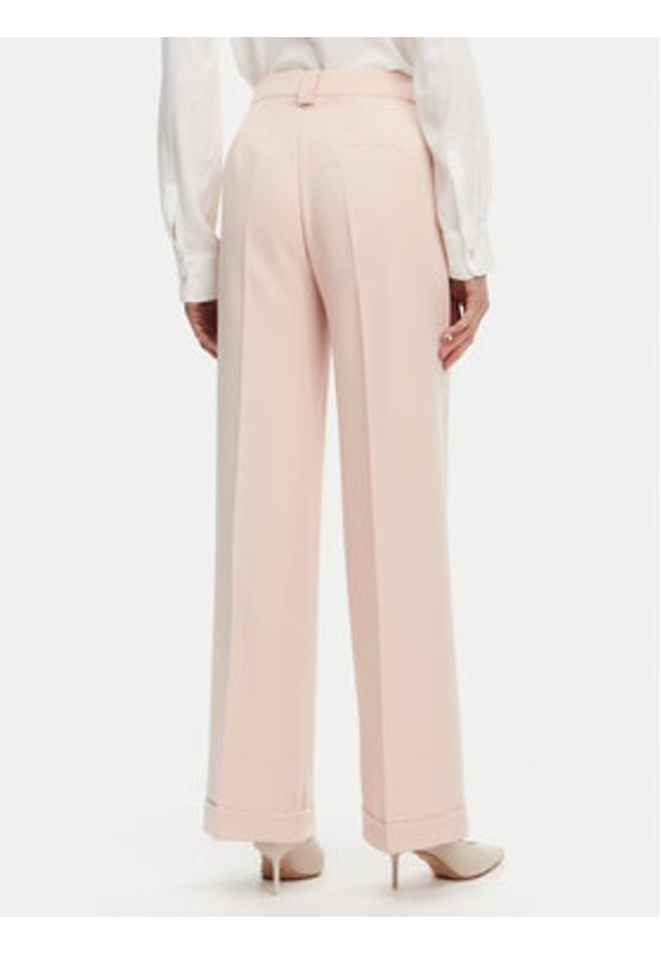 Maryley Spodnie materiałowe 25EB537/M26/43PY Różowy Regular Fit. Kolor: różowy. Materiał: syntetyk