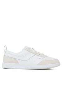 Calvin Klein Sneakersy Low Top Lace Up Lth Mix HM0HM00851 Biały. Kolor: biały. Materiał: skóra