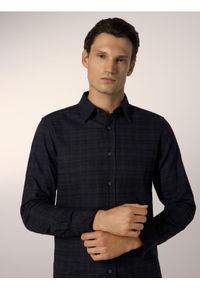 Reserved - Koszula regular fit w kratę - wielobarwny. Materiał: bawełna, tkanina #1