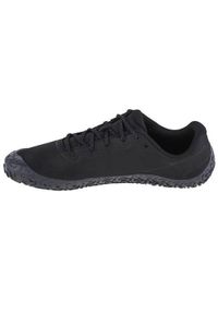 Buty do biegania męskie Merrell Vapor Glove 6. Kolor: czarny. Materiał: guma, skóra, tkanina, zamsz, materiał, syntetyk