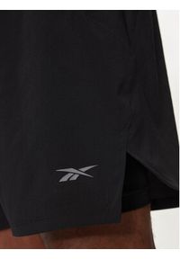 Reebok Szorty sportowe Speed 3.0 2 In 1 Short REEBOK-100065102 Czarny Regular Fit. Kolor: czarny. Materiał: syntetyk. Styl: sportowy